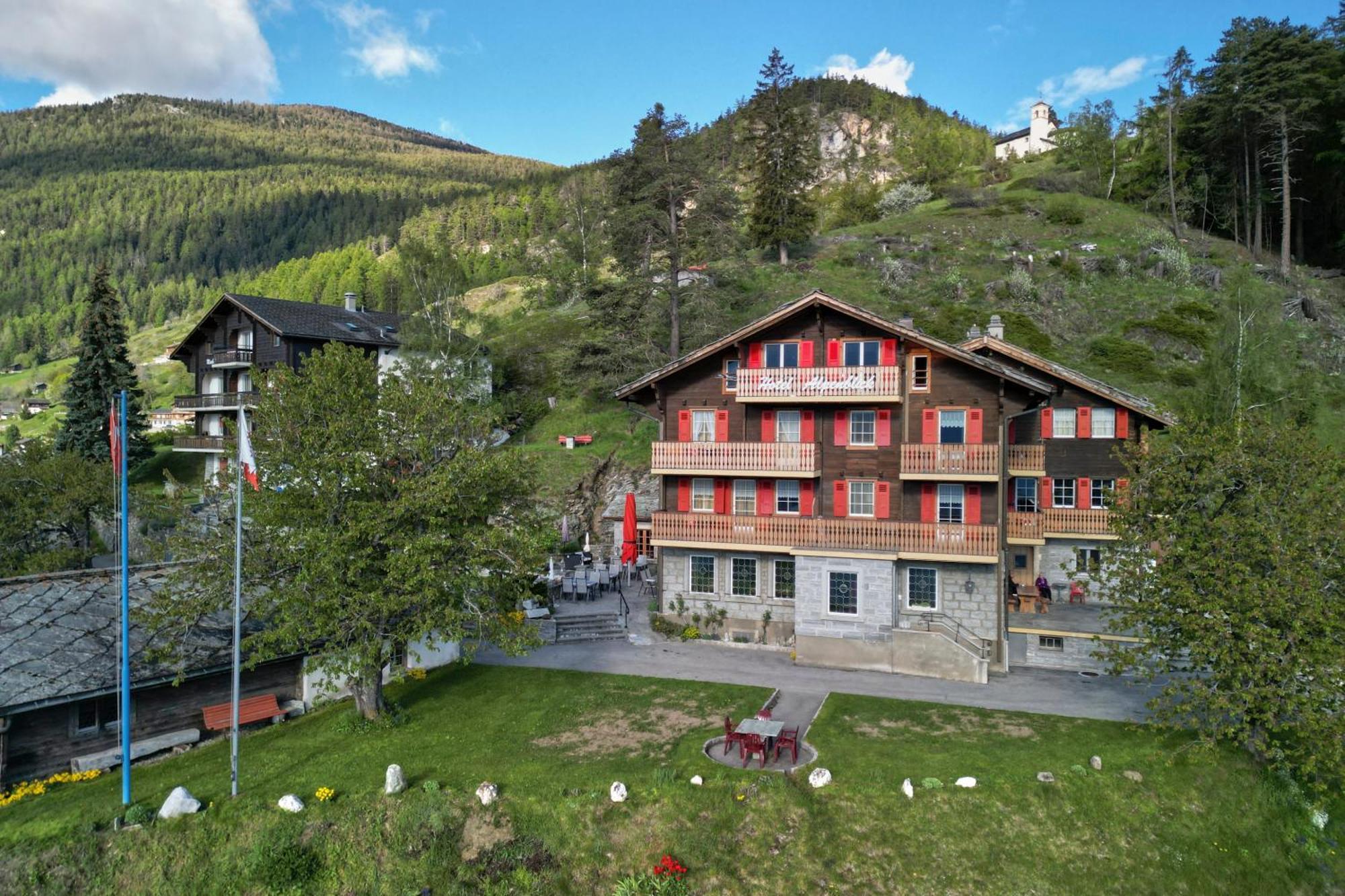 Hotel Alpenblick Zeneggen Kültér fotó