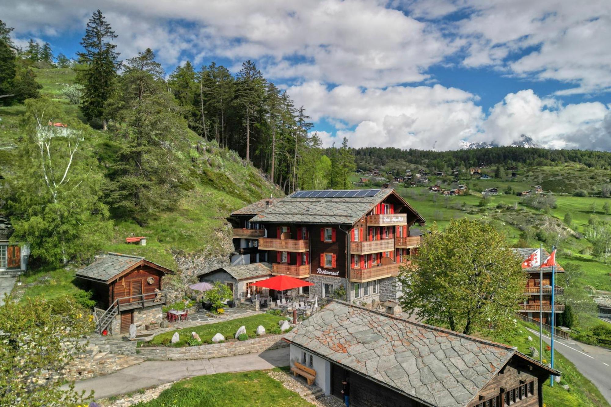 Hotel Alpenblick Zeneggen Kültér fotó