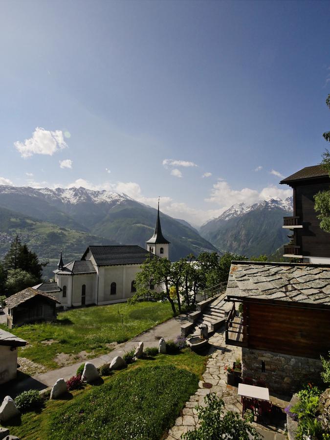 Hotel Alpenblick Zeneggen Kültér fotó