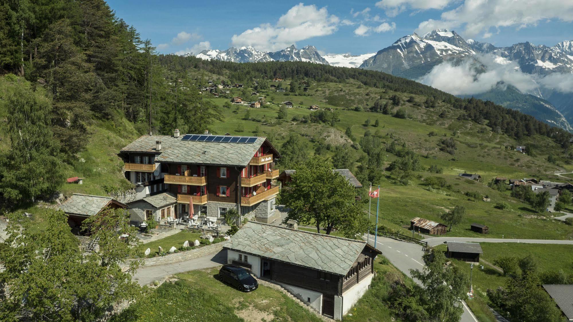 Hotel Alpenblick Zeneggen Kültér fotó
